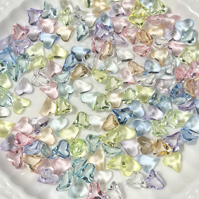 50pcs Shiny Heart Nail Art Rhi - đánh giá và giá Nail Art Lotso