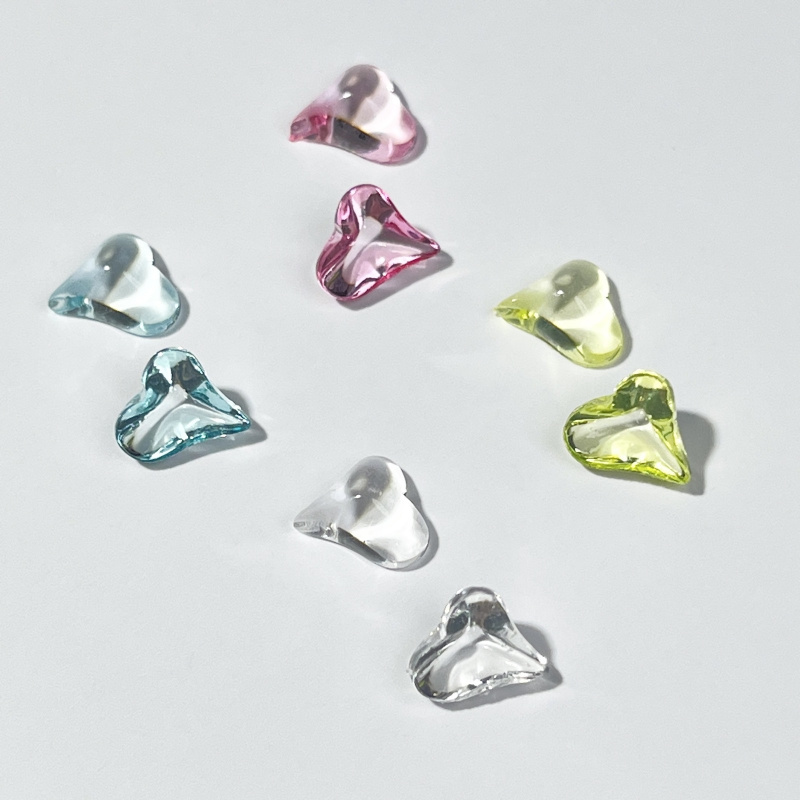 50pcs Shiny Heart Nail Art Rhi - đánh giá và giá Nail Art Lotso