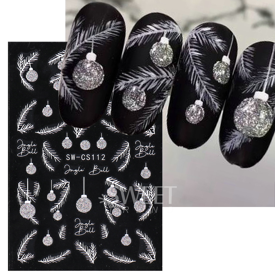 NEW Christmas Series Nail Poli - đánh giá và giá Nail Art Xmas Stickers