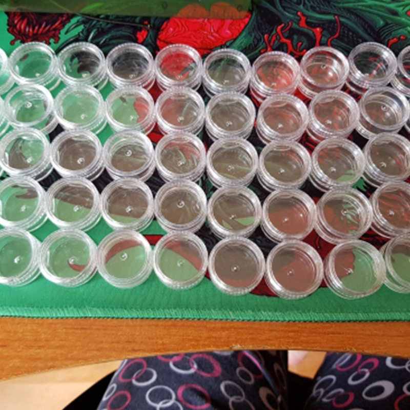 50Pcs Empty Clear Plastic Cosm - đánh giá và giá Nail Art Inspo