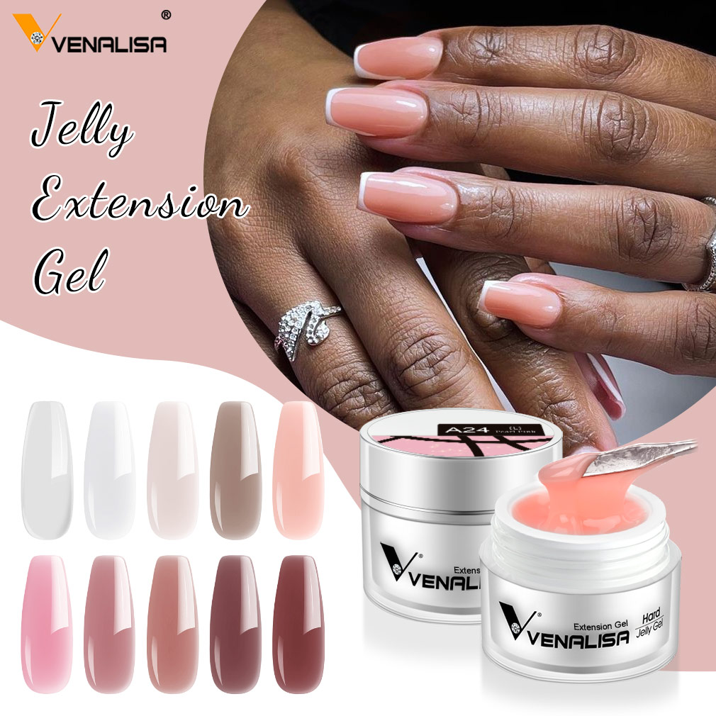 VENALISA 50Ml Jelly Gel Trong  - đánh giá và giá Nail Art Lotso