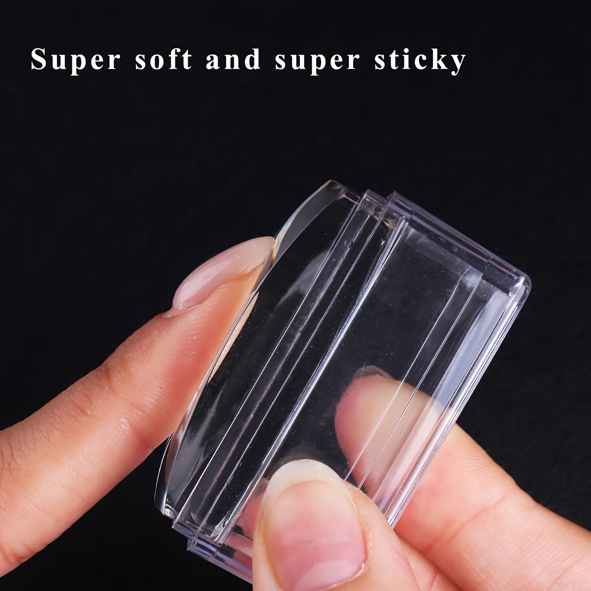 Square Clear Silicone Nail Sta - đánh giá và giá Nail Art Leopard