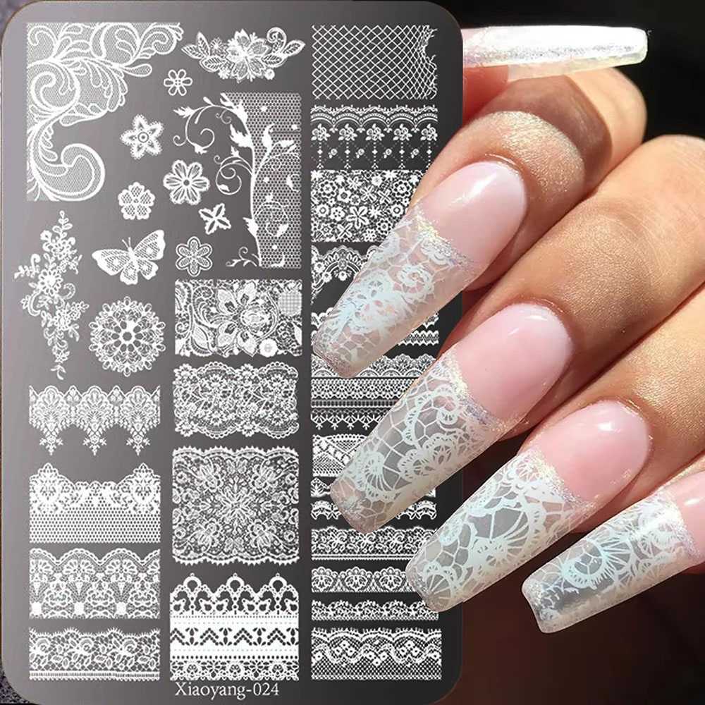 14.5*9.5 Lace Metal Nail Art S - đánh giá và giá Nail Art Leopard