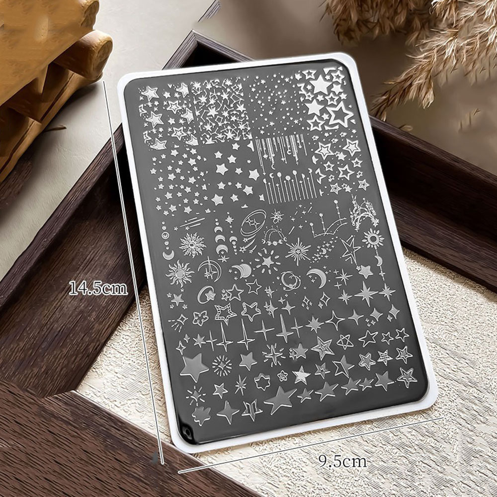 14.5*9.5 Lace Metal Nail Art S - đánh giá và giá Nail Art Leopard