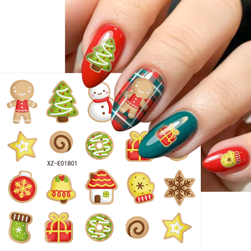 30pcs/set Christmas Nail Art S - đánh giá và giá Nail Art Xmas Stickers