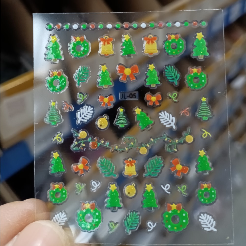 30PCS Christmas Nail Art Stick - đánh giá và giá Nail Art Xmas Stickers