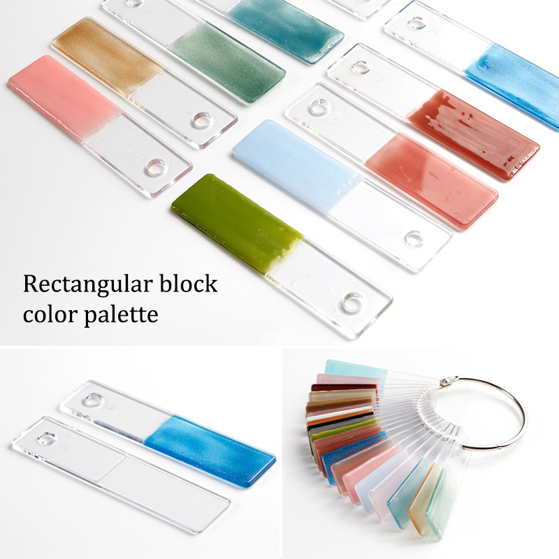 Rectangle Fake Nail Art Displa - đánh giá và giá Nail Art Navy