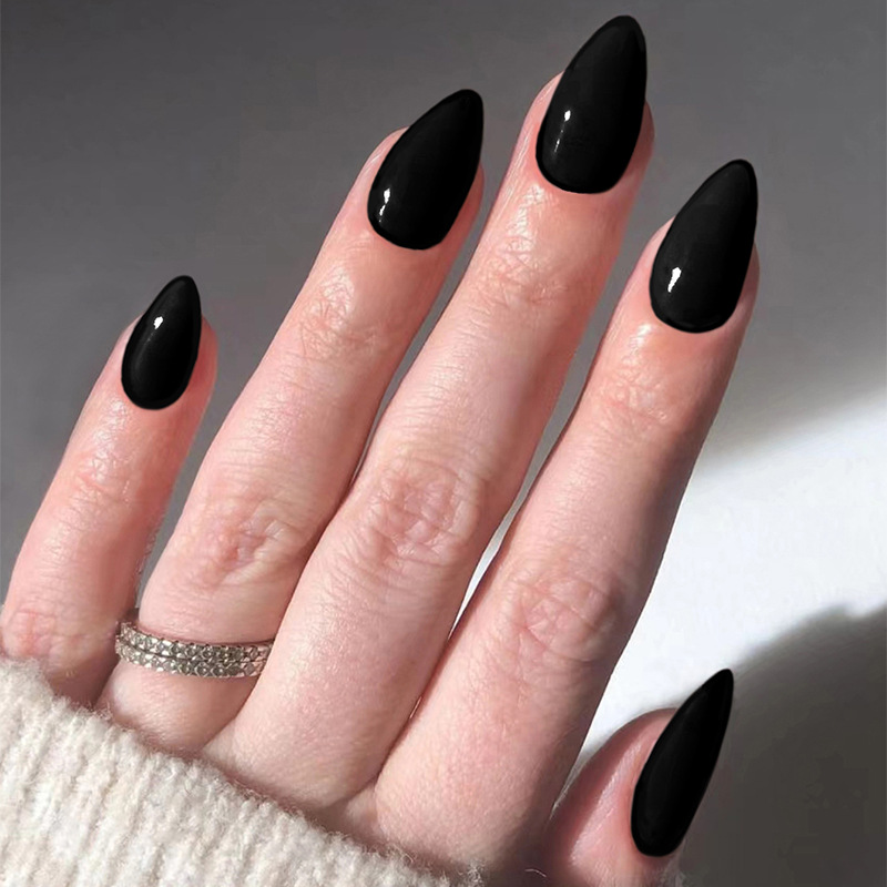24pcs Solid Color False Nails  - đánh giá và giá Nail Art Red