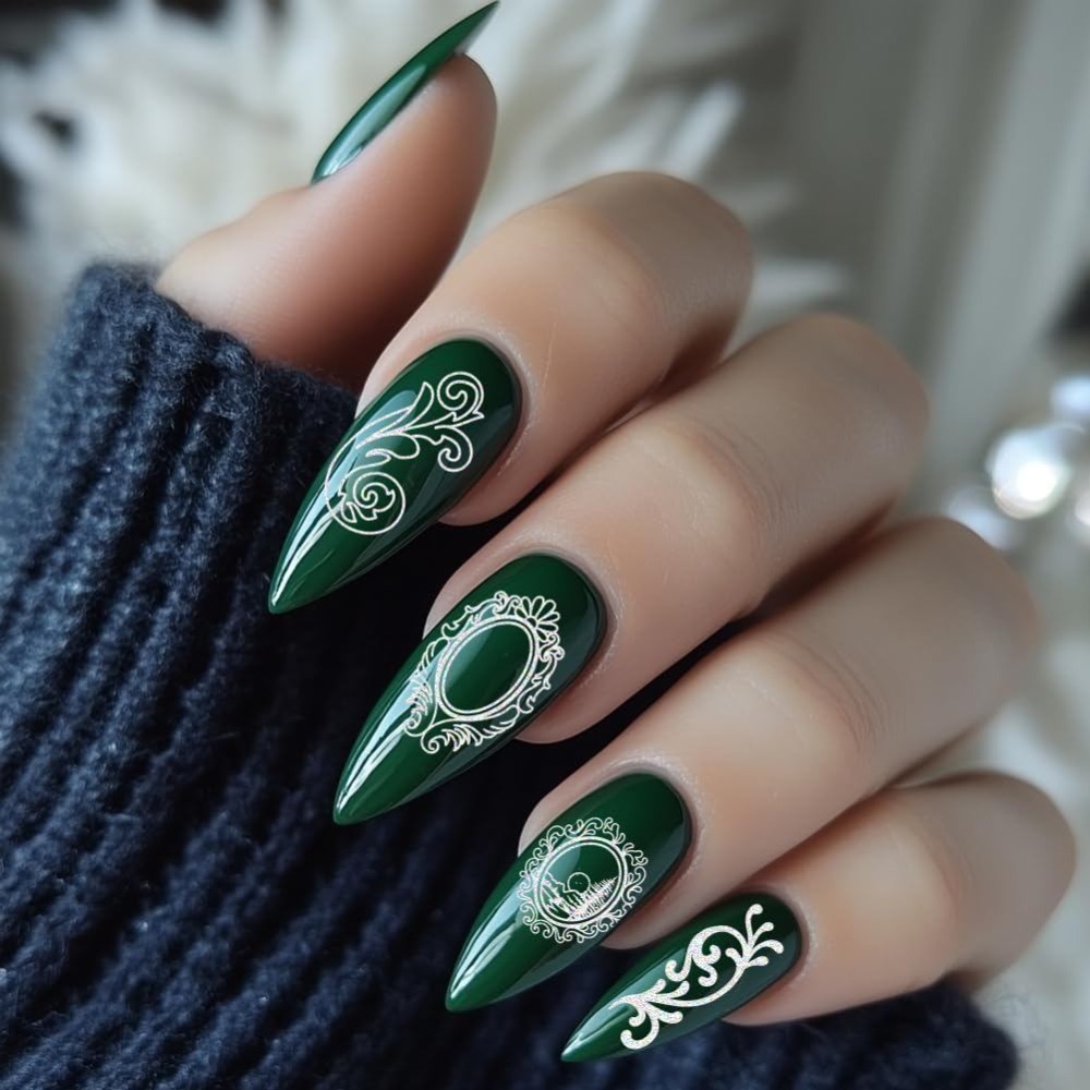 3pcs Vintage Picture Frame Nai - đánh giá và giá Nail Art Inspo