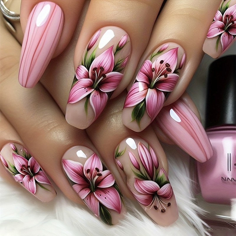 24Pcs Leopard Print Design Fal - đánh giá và giá Nail Art Leopard