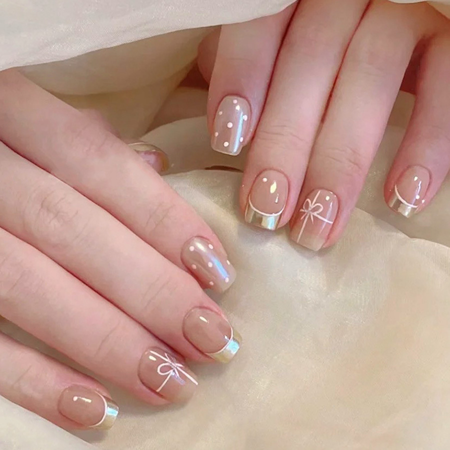 Short Square fake nails for wo - đánh giá và giá Nail Art Red