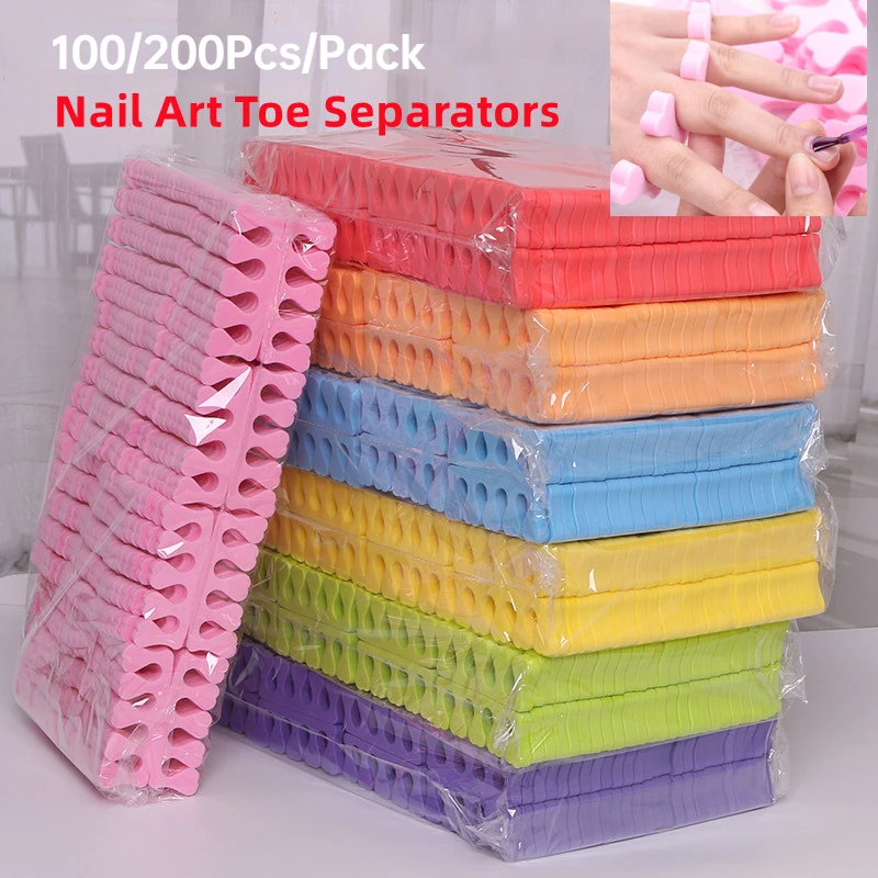 100,200pcs/Pack Nail Art Toe S - đánh giá và giá Nail Art Inspo