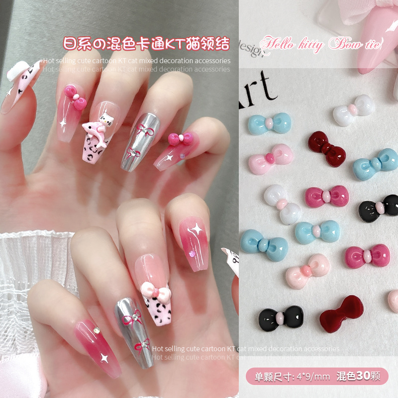 30PCS 3D Nail Art Bow Charms S - đánh giá và giá Nail Art Lotso