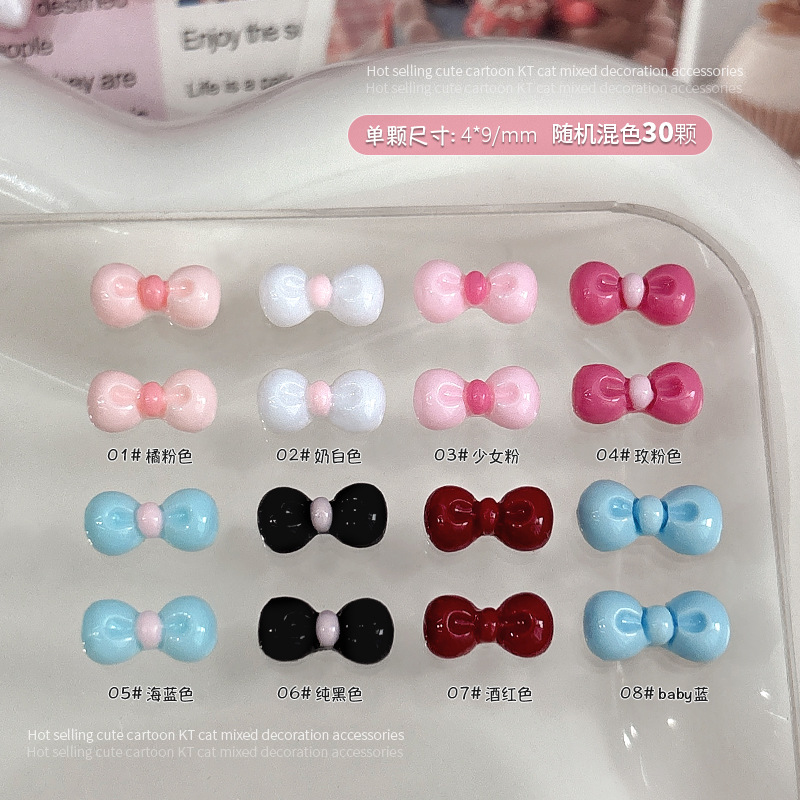 30PCS 3D Nail Art Bow Charms S - đánh giá và giá Nail Art Lotso