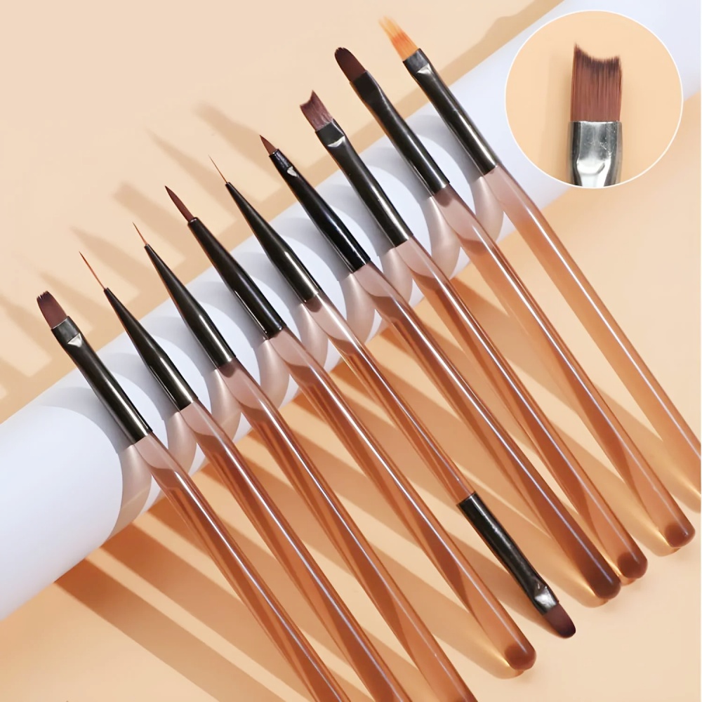 9PCS Nail Brush for Nail Art D - đánh giá và giá Nail Art Navy