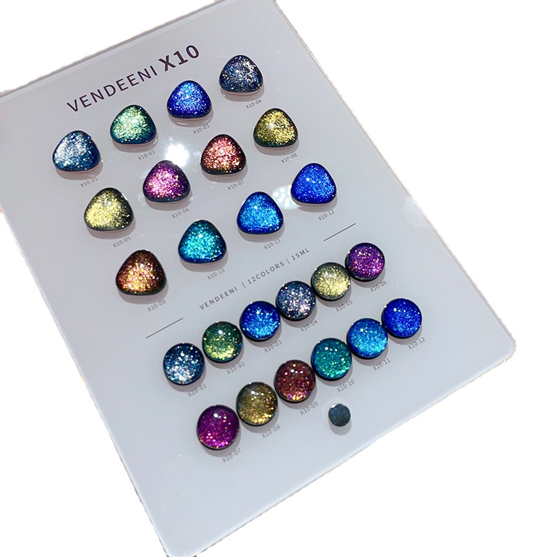 VENDEENI 18 Colors 12 Color Gl - đánh giá và giá Nail Art Glitter