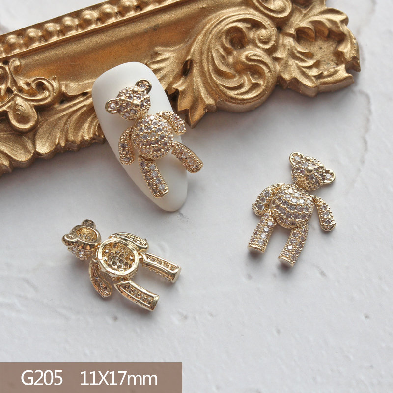 10 Chiếc Trái Tim Gấu Thỏ Mặt  - đánh giá và giá Nail Art Lotso