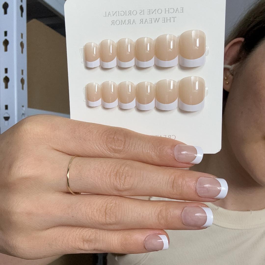 24pcs/box Leopard Print French - đánh giá và giá Nail Art Leopard